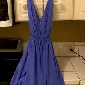 Anthropologie HD in Paris periwinkle dress size 12